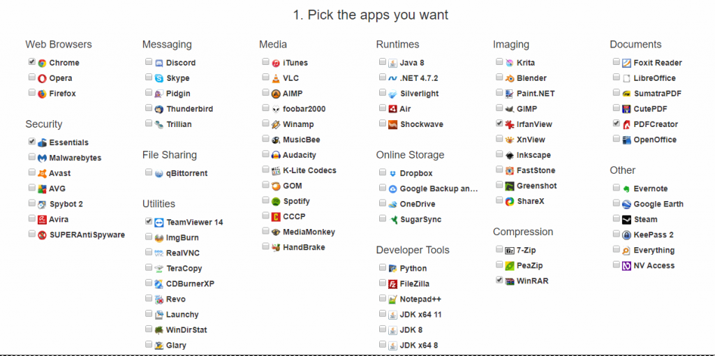 instalar programas gratis sin virus ninite