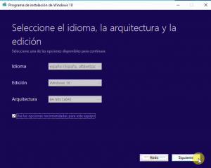 descargar windows 10 original en español