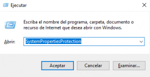 crear punto de restauracion windows 10