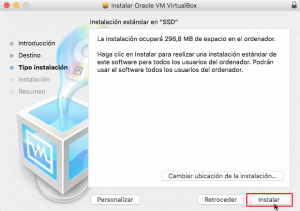 virtual box para macbook