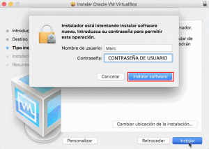 virtual box para macbook