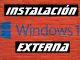 instalar windows en disco usb