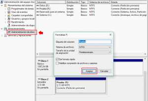 windows no pudo completar el formato