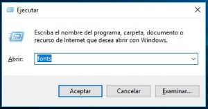 instalar tipos de letra windows 10
