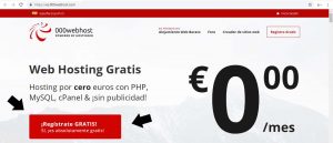 hosting y dominio gratis wordpress
