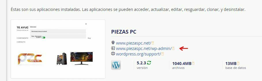 como acceder a wordpress 