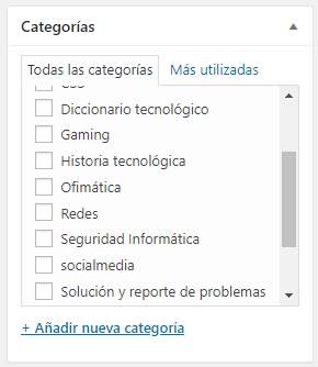 wordpress mejor entrada o pagina