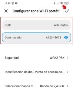 compartir wifi movil