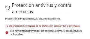 no puedo activar windows defender